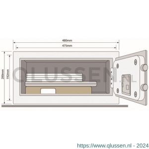 Yale kluis laptop YLB/200/EB1 10031258