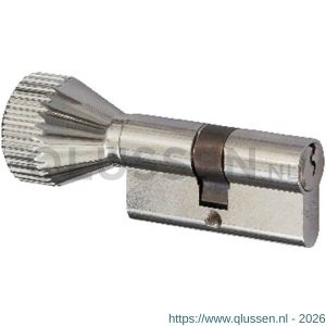 Nemef dubbele Europrofielknopcilinder 96260 3 sleutels verschillend sluitend 9096200600