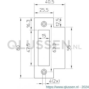 Nemef sluitplaat P 1739/17/T 9173990010