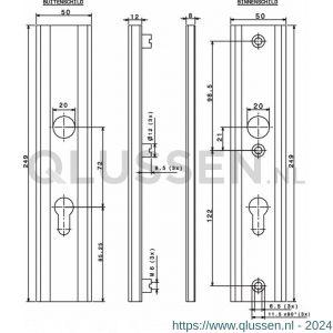 Nemef veiligheidslangschild G1 3340/02 PC 72/PC 72 KG-KG 9334002060