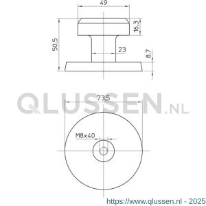 Nemef knoprozet F1 3445 9344500000