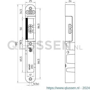 Nemef veiligheidssluitkom VS 4004 blister 9400490031