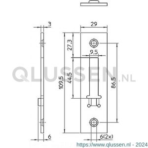 Nemef sluitplaat P 4208/12/T 9420890120