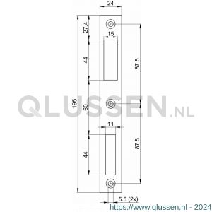 Nemef sluitplaat P 9500/12/T 9950090120