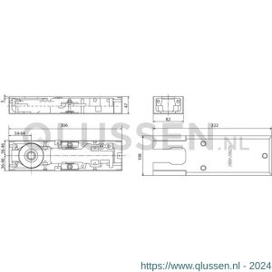 Assa Abloy Cam-Motion vloerveer EN 2/3/4 DC420-----3--90 A000308379