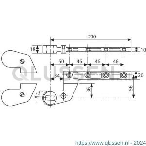 Assa Abloy onderarm MA039200 A000308402