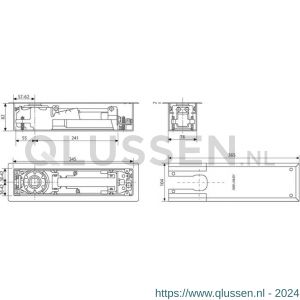 Assa Abloy Cam-Motion vloerveer EN 3-6 DC475AC-R---NHO A000308393