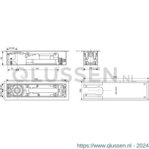 Assa Abloy Cam-Motion vloerveer EN 3-6 DC475AC-L---NHO A000308392