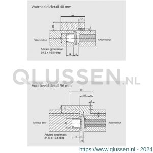 Nemef infreessluitlijst serie Basic Top 4990/01 9499001005