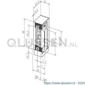 Effeff vluchtweg deuropener dagschoot inbouw gecertificeerd 05 | RR | .. | AC| FF 332RRFFPF2KLRVS12 10027587