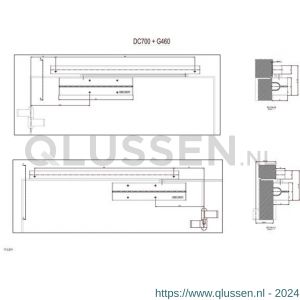 Assa Abloy vastzetglijarm DCG460----DEV1- A000304329