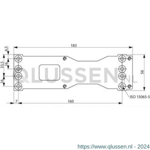 Assa Abloy montageplaat DCA120-------40 10027530