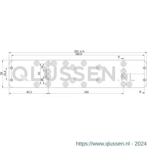 Assa Abloy montageplaat DCA126-------40 10027535