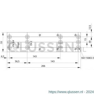 Assa Abloy montageplaat DCA161-----EV1- 10037191