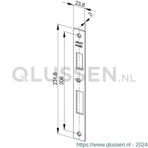 Abloy sluitplaat voor stompe deur EA330 10029577