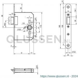 Assa Abloy loopslot N10020008X2001A 10049498