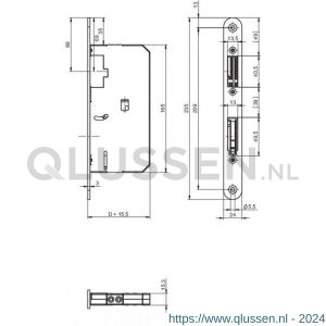 Assa Abloy espagnoletslot N1410000XX30002 10049515