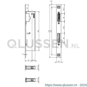 Assa Abloy espagnoletslot N1910000XX20007 10049825