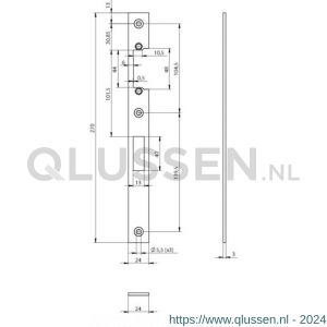 Assa Abloy sluitplaat N65020403110000 10049736