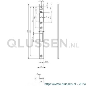 Assa Abloy sluitplaat N65033663110000 10049738