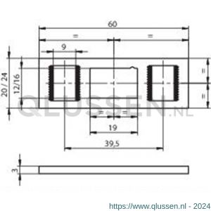 Assa Abloy sluitplaat N69000001410000 10049739