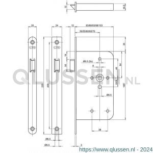 Assa Abloy loopslot 246517U2060 7272215