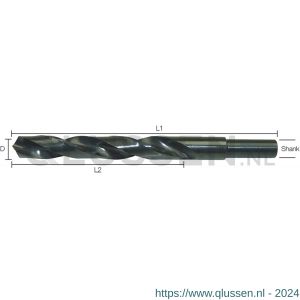 Labor AD001550 metaalboor DIN 338 HSS-R rolgewalst 15.5x120/178 mm afgedraaid 10 mm etui AD001550-1TS