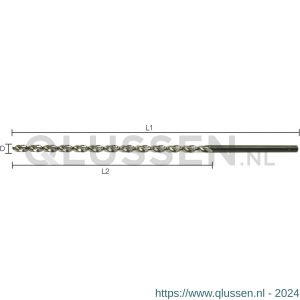 Labor AX065215 metaalboor DIN 1869 HSS-G geslepen TL-spiraal 6.5x150/215 mm etui AX065215-1TS