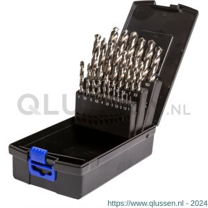 Labor KR013250 RoseBox metaalborenset DIN 338 HSS-G geslepen 25-delig 1-13 mm x 0.5 mm doos KR013250-1DS