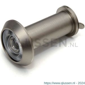 Dulimex DX DRS 186B deurspion 180 graden diameter 14 mm deurdikte 35-60 mm met afsluitklepje massief messing RVS finish 0120.100.0186