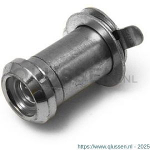 Dulimex DX DRS 165/16B deurspion 160 graden diameter 12 mm deurdikte 18-30 mm met afsluitklepje massief messing verchroomd 0120.120.0165