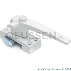 Dulimex DX RBM R125WE ZE raamboompje drukknop rechtshandig met nok met sluitplaatje zamac epoxy coating wit 1 stuk zakje kopkaart 5130.521.2502