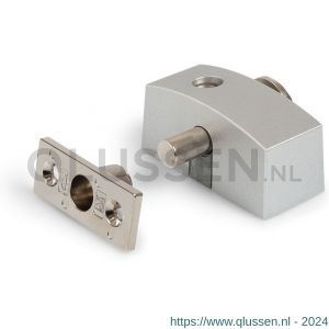 Dulimex DX SLS 9011B KA oplegslot smal met cilinderslot DX SKG* buiten draaiend sleutelnummer 011 zilvergrijs 0160.210.9011