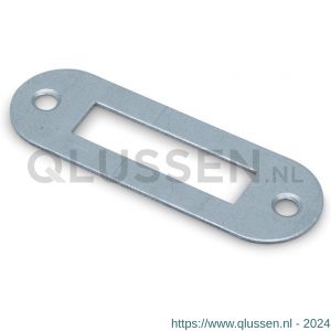 Dulimex DX SLPRR KS sluitplaat voor kastslot ronde hoeken RVS 0160.286.5013