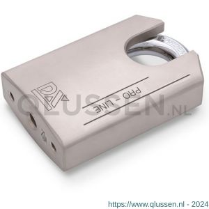 Dulimex DX HSPRO 70 C SE hangslot DX PRO-line SKG** 70 mm verschillend sluitend gesloten beugel 3 sleutels en security card zilver 0182.600.0072