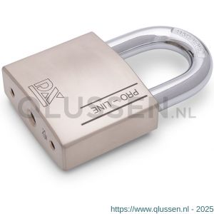 Dulimex DX HSPRO 70 R SE hangslot DX PRO-line 70 mm verschillend sluitend uitneembare beugel 3 sleutels en security card zilver 0182.600.0074