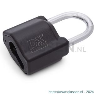 Dulimex DX HSPRO 50 PC B hangslot DX PRO-line Omega voor alle halve euro profiel cilinders 30/10 mm 50 mm EN 12320 grade 2 zwart 0182.600.0150