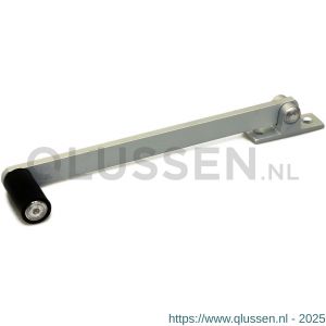 Dulimex DX RVS 102K ZE raamvalschaar 102 mm zwarte roller aluminium geanodiseerd 1 stuk zakje kopkaart 5250.100.1021