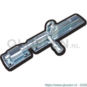 IBFM HSG 250H hangslotgrendel diameter 12 mm horizontaal 250 mm verzinkt 0411.302.0250