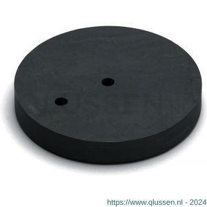 Dulimex DX ACC 12 DST V rubber onderlegger 12x85 mm voor deurstopper vloermodel met zijbuffer 85x26 mm RVS rubber antraciet 0526.109.1285