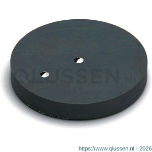 Dulimex DX ACC 12 DST V rubber onderlegger 12x85 mm voor deurstopper vloermodel met zijbuffer 85x26 mm RVS rubber antraciet 0526.109.1285