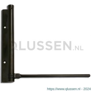 Justor DV P 180 deursluiter met pen zwaarte instelbaar voor buiten 40 kg zwart 0547.180.1000