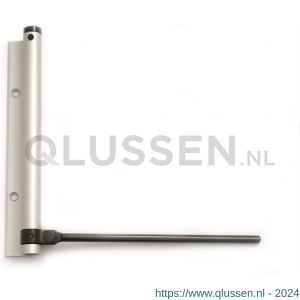 Justor DVP 180 SE deursluiter met pen zwaarte instelbaar voor buiten 40 kg zilver 0547.180.1001