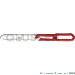 Dulimex DX 1500-10 kunststof ketting op rol 25 m 10 mm rood-wit 9.800150010