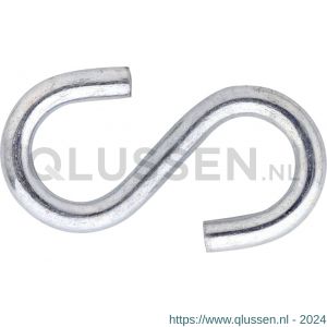 Dulimex DX SHK.0940-ZB S-haak 4 mm verzinkt 4 stuks op vouwkaart 8400.SHK.0940-ZB