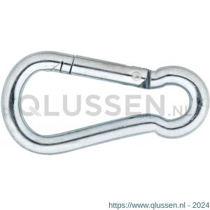 Dulimex DX 245-07E karabijnhaak A-kwaliteit C-DIN 5299 70x7 mm verzinkt 9.200245007