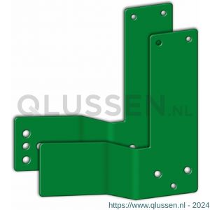 GFS M 380 GFS EH-Exit control montage hulpstuk voor paniekstangen verzet 50 mm DIN linkse deuren groen 4003.999.0380