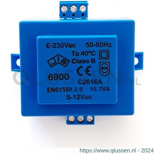 Dulimex DX ESP TRANS transformator input 220-230 V output 12 V wisselstroom 1,5 A 4003.022.1200