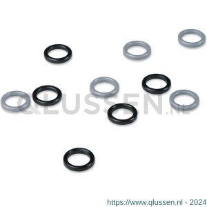 Dulimex DX HPL R BE 12MM nylon ring zwart voor paumelle scharnier 12 mm 6001.270.9999