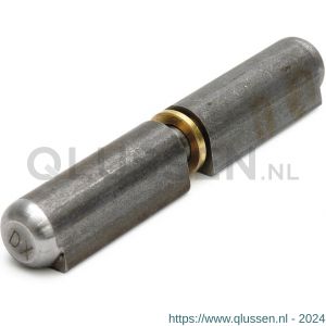 Dulimex DX HPL-WR 0 200 aanlaspaumelle stalen pen en messing ring 200x22 mm blank staal 6510.000.2000